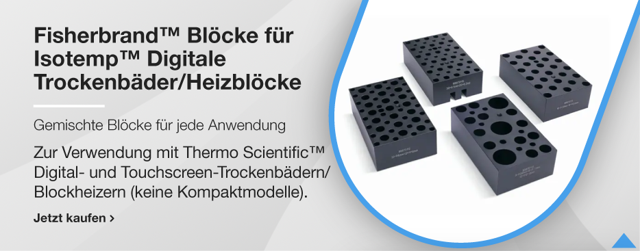 Fisherbrand™ Blöcke für Isotemp™ Digitale Trockenbäder/Heizblöcke