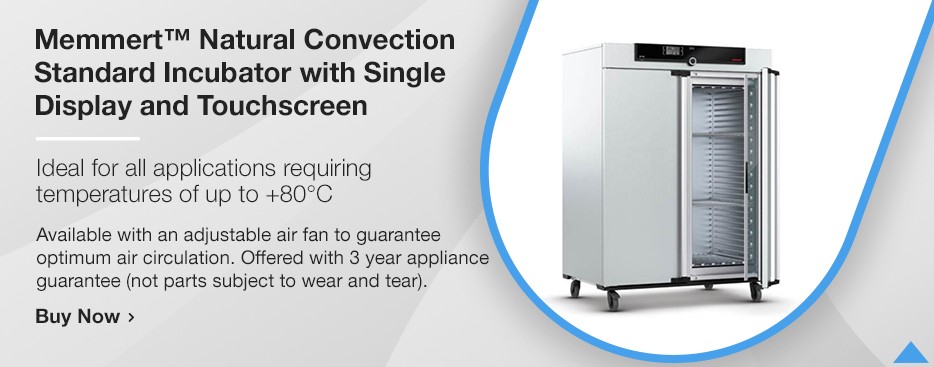 Memmert™ Incubadora estándar de convección natural con pantalla única y pantalla táctil